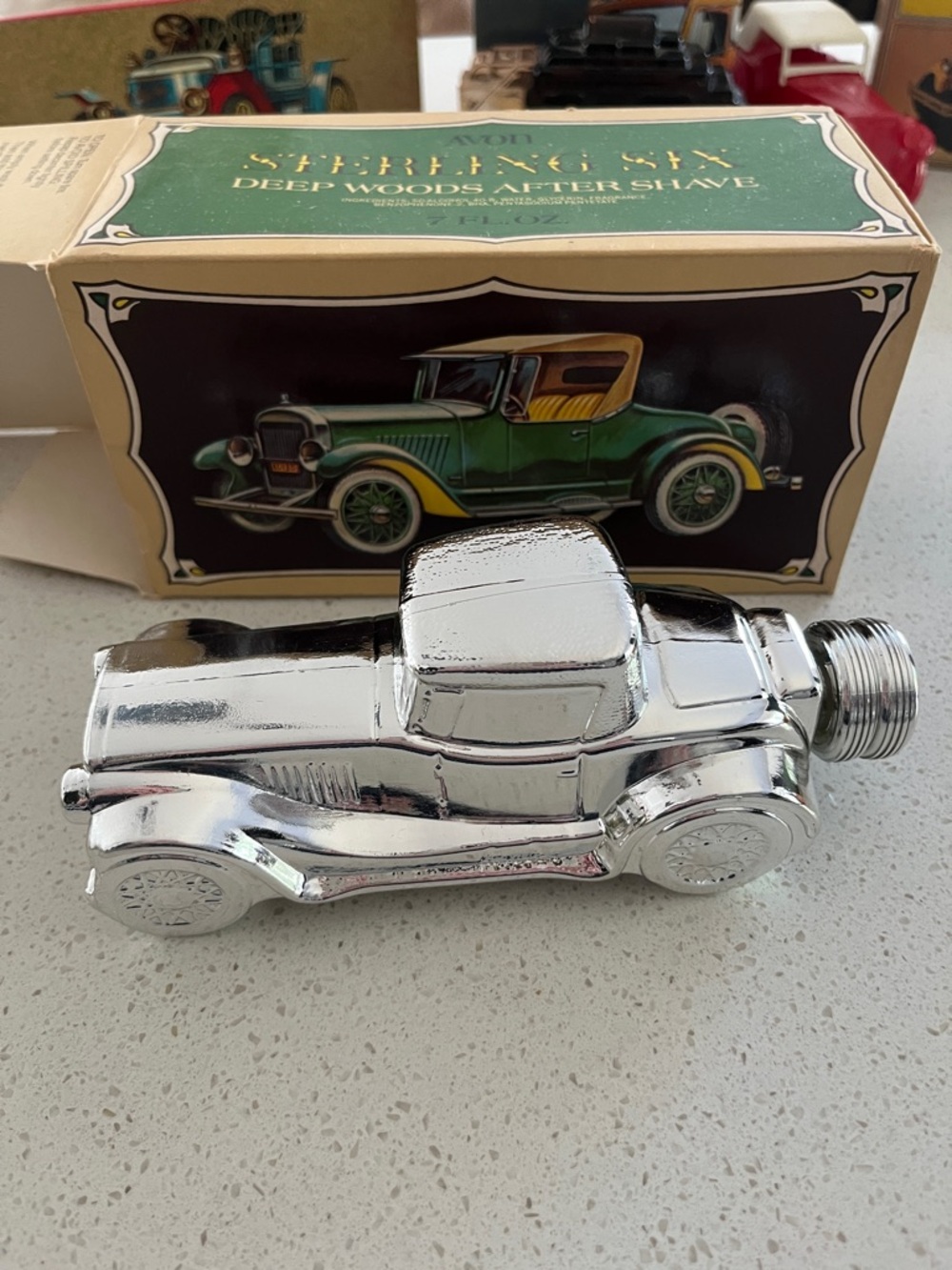 Vintage Avon Sterling Six car